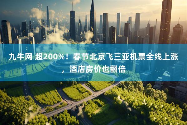 九牛网 超200%！春节北京飞三亚机票全线上涨，酒店房价也翻倍