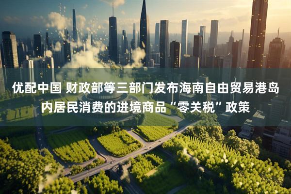 优配中国 财政部等三部门发布海南自由贸易港岛内居民消费的进境商品“零关税”政策