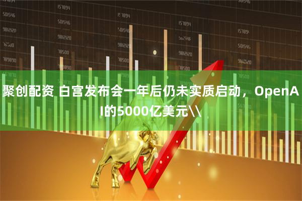 聚创配资 白宫发布会一年后仍未实质启动，OpenAI的5000亿美元\