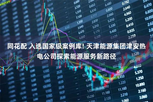 同花配 入选国家级案例库! 天津能源集团津安热电公司探索能源服务新路径